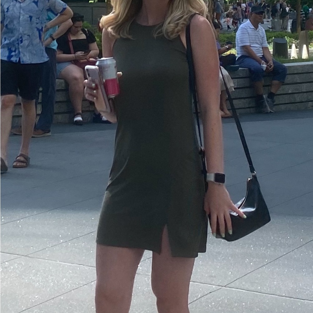 Casual cotton sheath dress